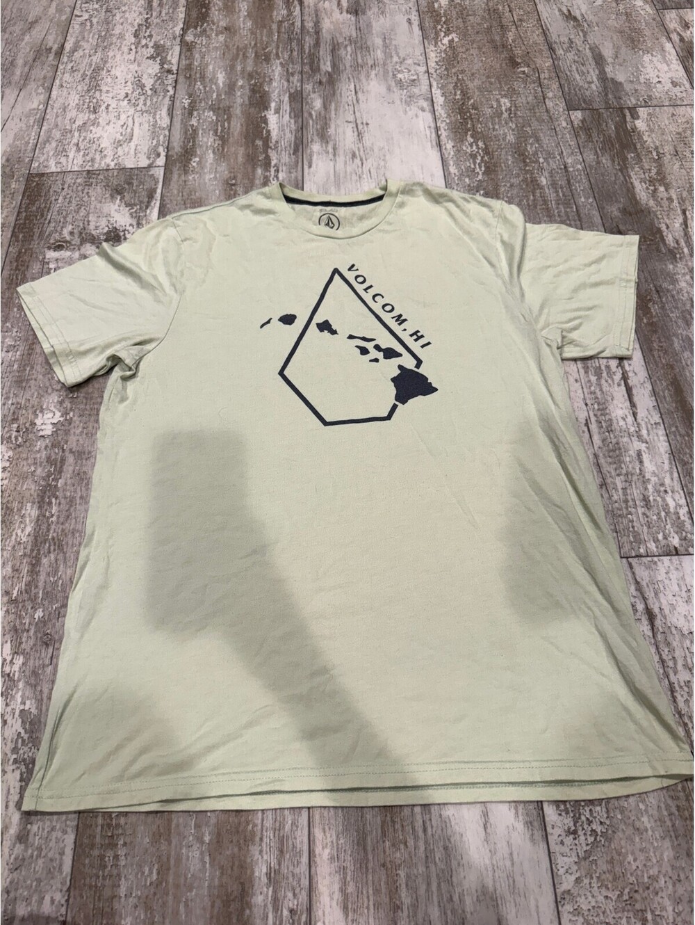 Volcom XL Hawaii Graphic T Shirt Green Skate Surf Tee